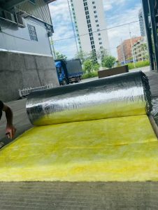 75mm glass wool insulation